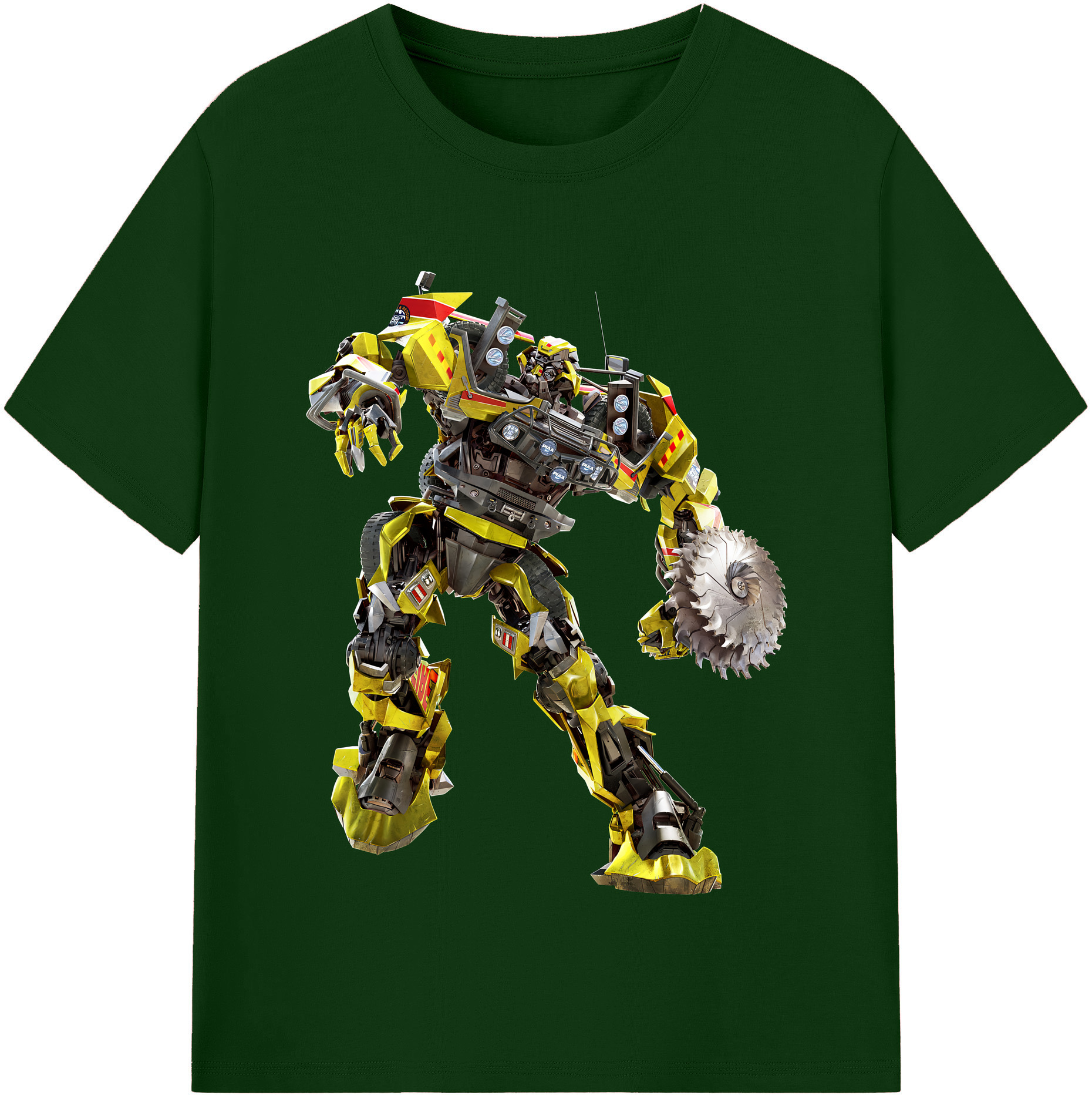 （画像用） Transformers トランスフォーマー 綿100％半袖Tシャツ（フロントプリント）